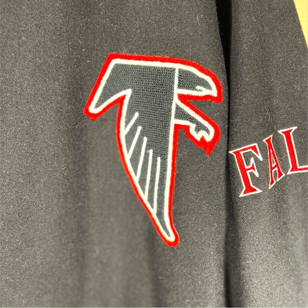 Vintage Retro NFL Atlanta Falcons Jacket, Mitchell & Ness Throwbacks, 2004 - Picture 4 of 10